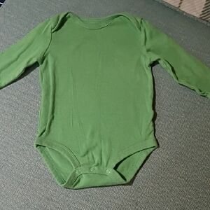 Carter's Vibrant Green Long Sleeve Bodysuit